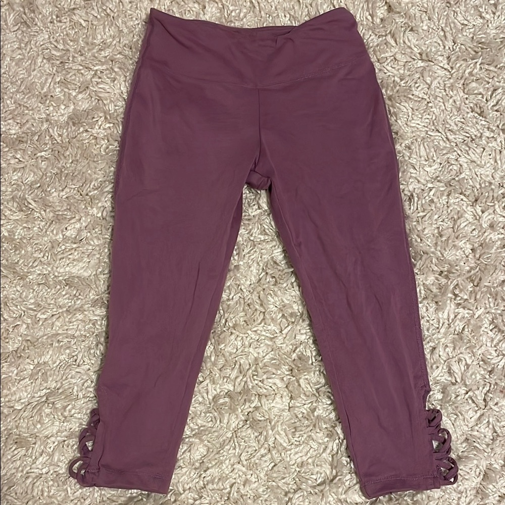 Balance Collection Purple Capris